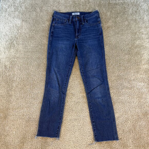 Madewell Denim - Madewell Roadtripper 10 Inch High Rise Skinny Jeans Womens Size 24 Blue F596